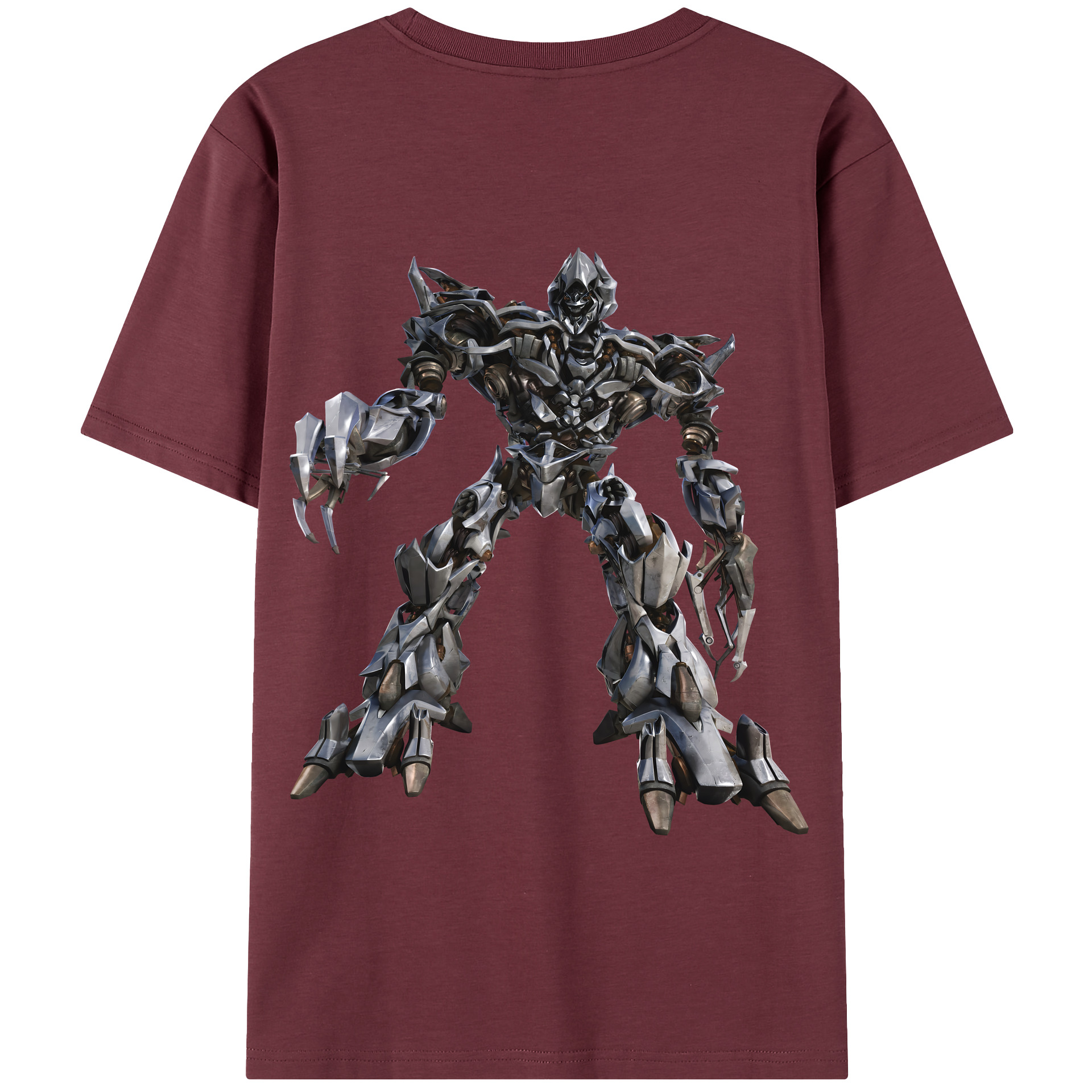 （画像用） Transformers トランスフォーマー 綿100％半袖Tシャツ（背面プリント）